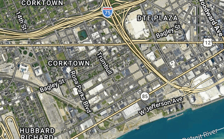 Pictures of Retail property located at 1450 Trumbull, Detroit, MI 48216 for lease - image #1
