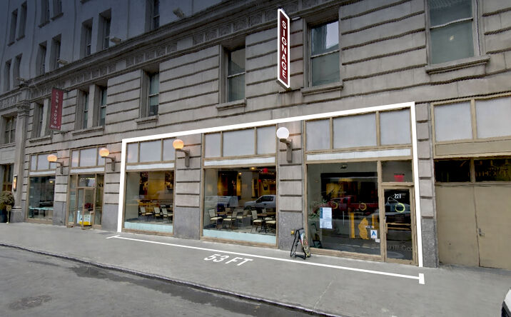Pictures of Retail property located at 229 West 43rd Street, New York, NY 10036 for lease - image #1