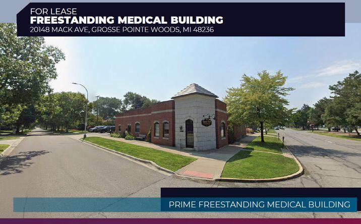 Pictures of Retail, Office property located at 20148 Mack Ave, Grosse Pointe Woods, MI 48236 for lease - image #1