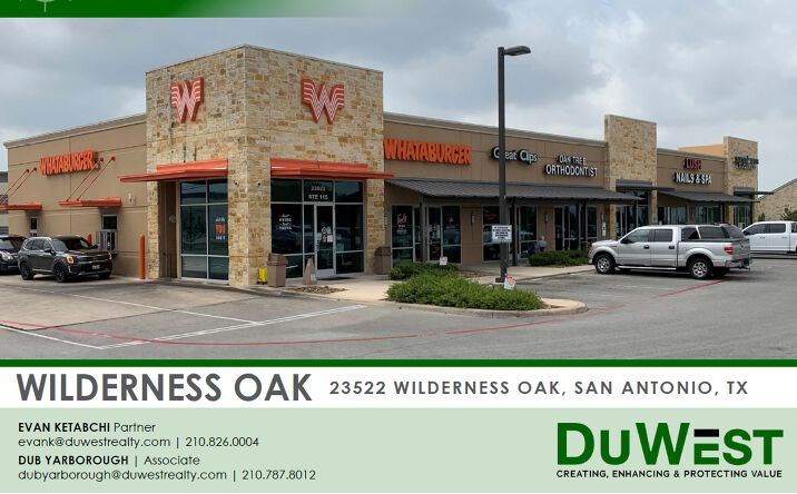 Pictures of Retail property located at 23522 Wilderness Oak, San Antonio, TX 78258 for lease - image #1