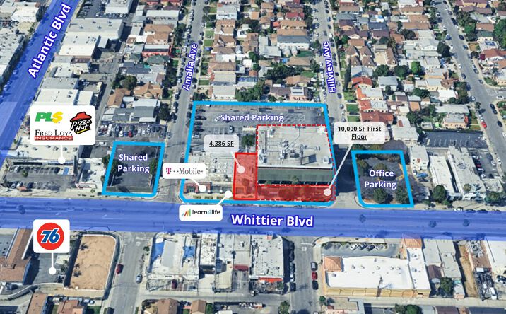Pictures of Retail property located at 5301 Whittier Boulevard, Los Angeles, CA 90022 for lease - image #1