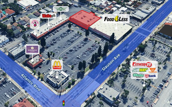 Pictures of Retail property located at 4410 East Slauson Avenue, Maywood, CA 90270 for lease - image #1