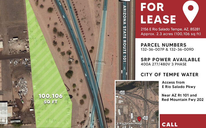 Pictures of Land property located at 2156 E Rio Salado Pkwy, Tempe, AZ 85288 for lease - image #1