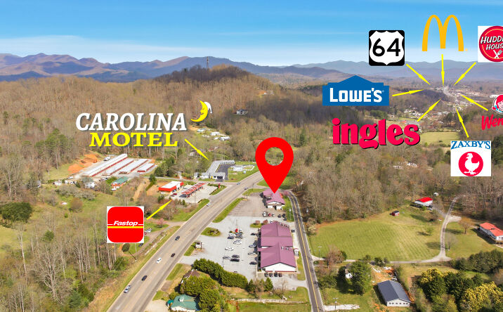 Pictures of Retail, Office, Restaurant property located at 2648 Georgia Rd, Franklin, NC 28734 for lease - image #1