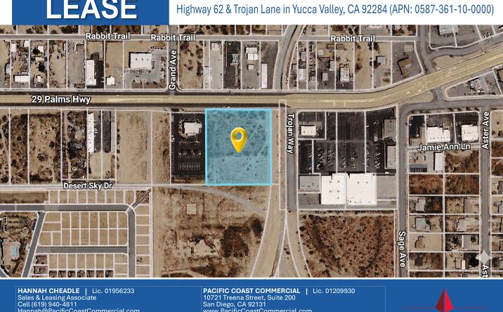 Pictures of Land property located at Yucca Valley, CA, Yucca Valley, CA 92284 for lease - image #1