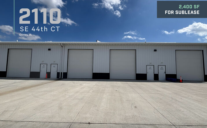 Pictures of Industrial property located at 2110 Southeast 44th Court, Grimes, IA 50111 for lease - image #1