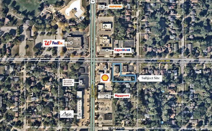 Pictures of Retail property located at 10 S Linden Ave, Palatine, IL 60074 for lease - image #1