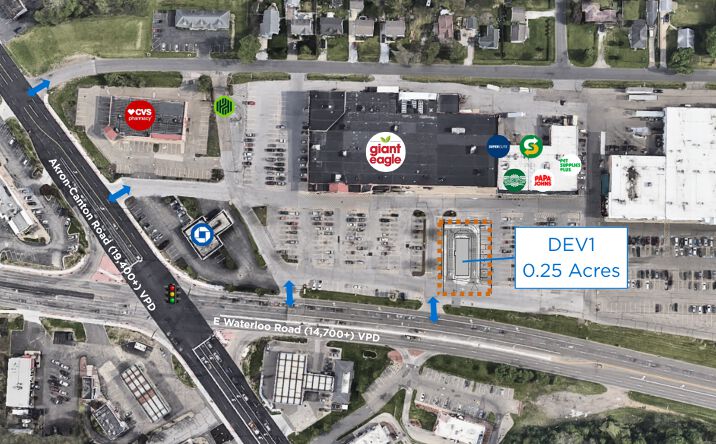 Pictures of Retail, Land, Restaurant property located at 2801 E Waterloo Rd, Akron, OH 44312 for lease - image #1