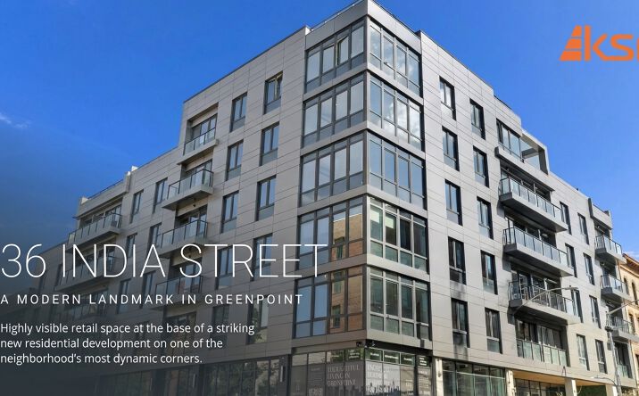 Pictures of Retail, Restaurant property located at 36 India Street, Brooklyn, NY 11222 for lease - image #1