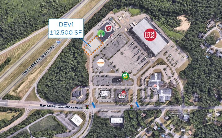 Pictures of Retail, Land, Restaurant property located at 2085 Bay St, Taunton, MA 02780 for lease - image #1