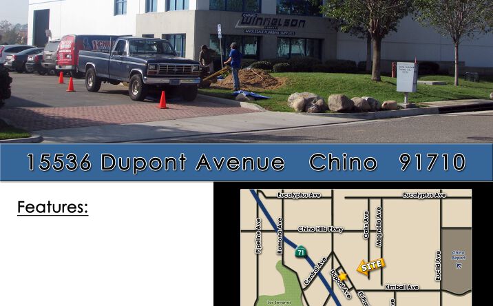 Pictures of Office, Industrial property located at 15536 Dupont Avenue, Chino, CA 91710 for lease - image #1