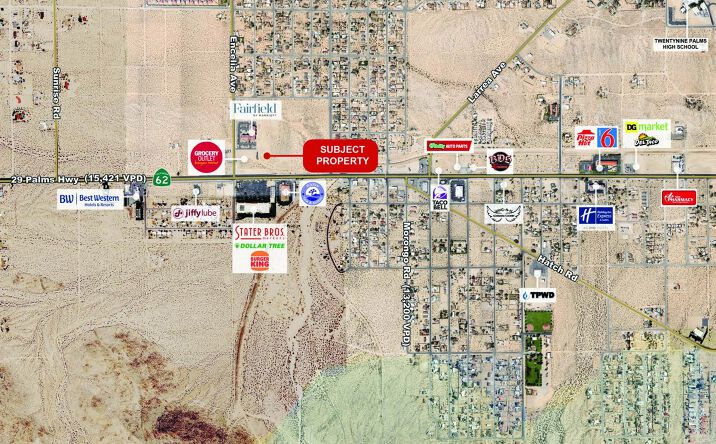 Pictures of Land, Retail property located at 71722 29 Palms Hwy, Twentynine Palms, CA 92277 for lease - image #1