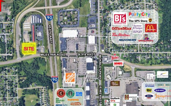 Pictures of Land property located at 4302-4366 Milestrip Road, Hamburg, NY 14219 for lease - image #1