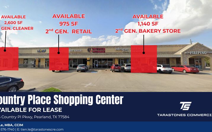 Pictures of Retail property located at 1826 Country Pl Pkwy, Pearland, TX 77584 for lease - image #1