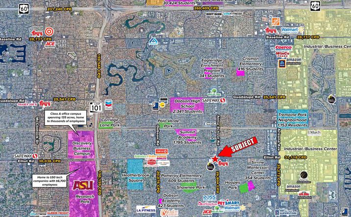 Pictures of Retail property located at Southwest Corner of Elliot Rd and Alma School Rd, Chandler, AZ 85225 for lease - image #1