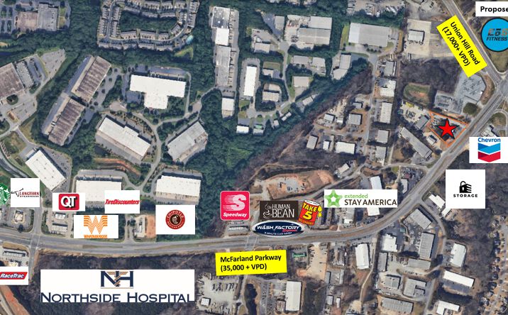 Pictures of Industrial, Land property located at 770 McFarland Pkwy, Alpharetta, GA 30004 for lease - image #1