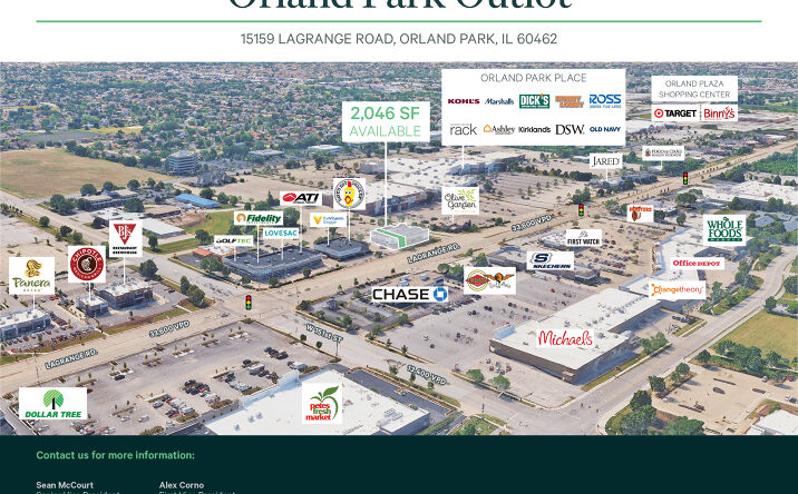 Pictures of Retail property located at 15159 LaGrange Rd, Orland Park, IL 60462 for lease - image #1