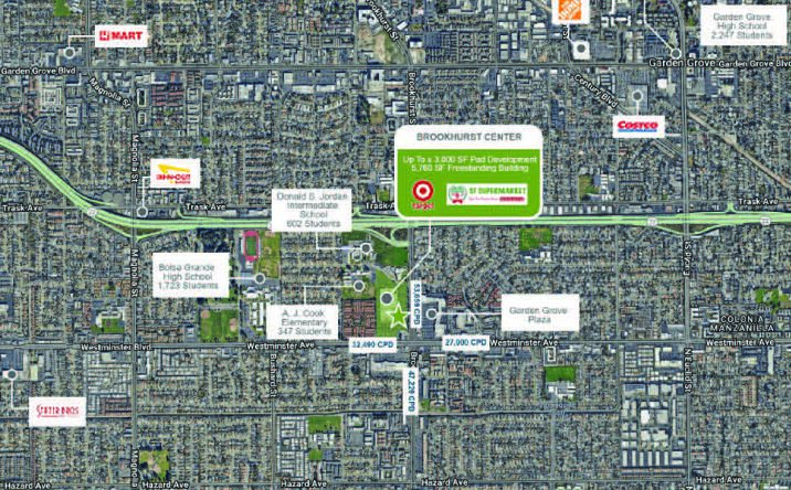 Pictures of Retail property located at 13831 Brookhurst St, Garden Grove, CA 92843 for lease - image #1