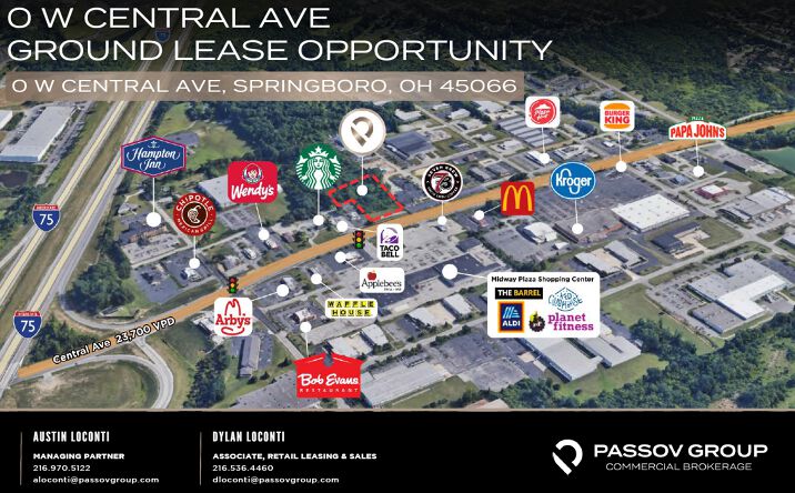Pictures of Land property located at W Central Ave, Springboro, OH 45066 for lease - image #1