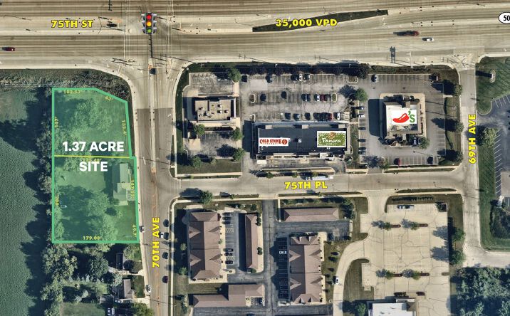 Pictures of Land, Retail property located at WI-50, Kenosha, WI 53142 for lease - image #1