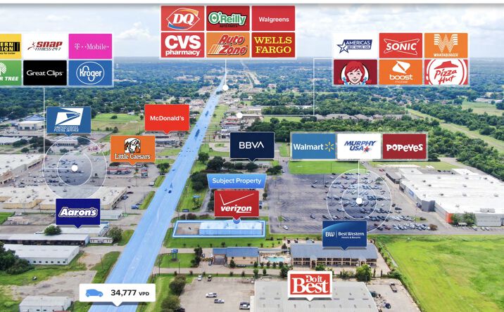 Pictures of Retail, Office property located at 1805 North Velasco Street, Angleton, TX 77515 for lease - image #1