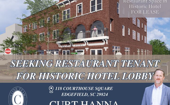 Pictures of Restaurant property located at 118 Courthouse Square, Edgefield, SC 29824 for lease - image #1