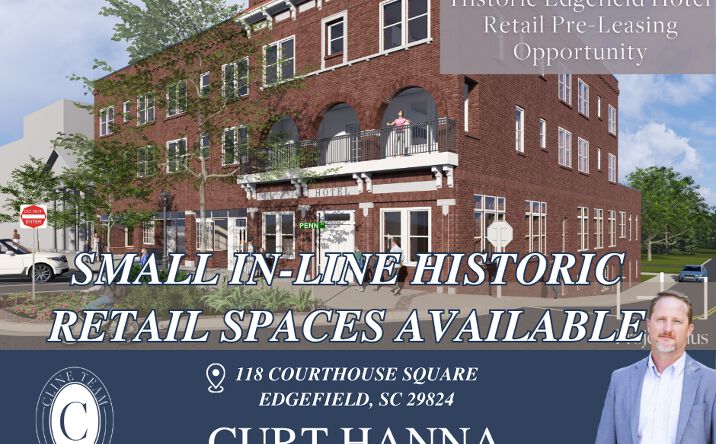 Pictures of Retail property located at 118 COURTHOUSE SQ, EDGEFIELD, SC 29824-1335 for lease - image #1