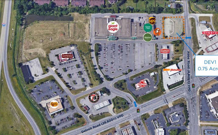 Pictures of Land, Retail, Restaurant property located at 5233 Detroit Road, Sheffield Lake, OH 44054 for lease - image #1