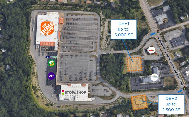 Pictures of Retail, Office, Land property located at 2020 Norwich-New London Turnpike, Montville, CT 06382 for lease - image #1