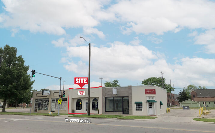 Pictures of Retail, Office property located at 1709 W DOUGLAS AVE, WICHITA, KS 67213-2713 for lease - image #1