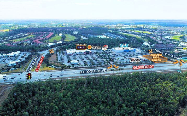Pictures of Land property located at 10500 Colonial Blvd, Fort Myers, FL 33913 for lease - image #1