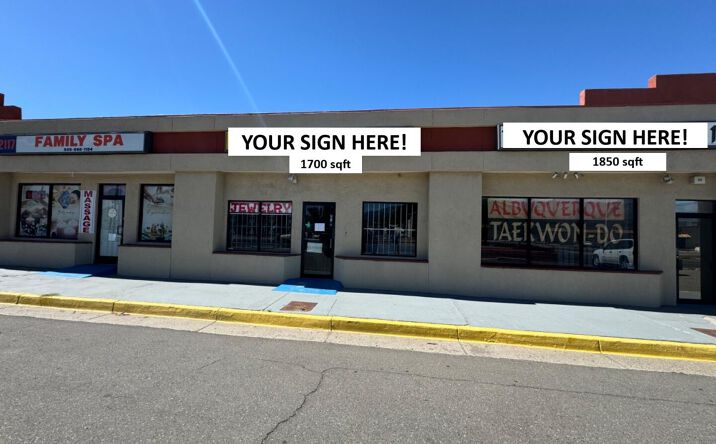 Pictures of Retail, Restaurant, Office property located at 2121 San Mateo Boulevard Northeast, Albuquerque, NM 87110 for lease - image #1