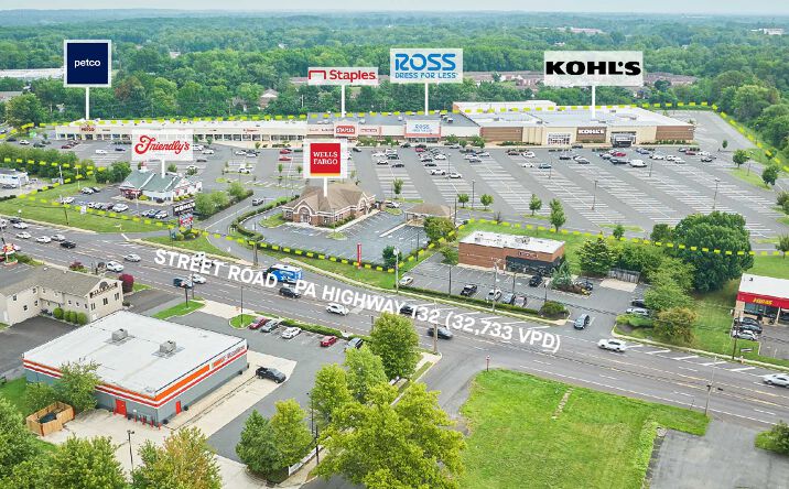 Pictures of Retail property located at 2353 Street Rd, Andalusia, PA 19020 for lease - image #1