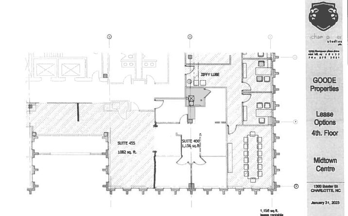 Pictures of Office, Special Purpose property located at 1300 Baxter Street, Charlotte, NC 28204 for lease - image #1
