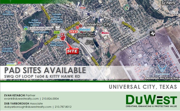 Pictures of Land property located at East Loop 1604 North, Universal City, TX 78148 for lease - image #1