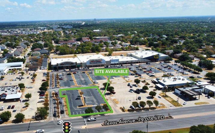 Pictures of Land, Retail property located at 711 Texas Avenue, College Station, TX 77840 for lease - image #1