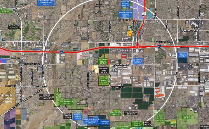 Pictures of Retail property located at SEC 107th Ave & Van Buren St, Tolleson, AZ 85353 for lease - image #1