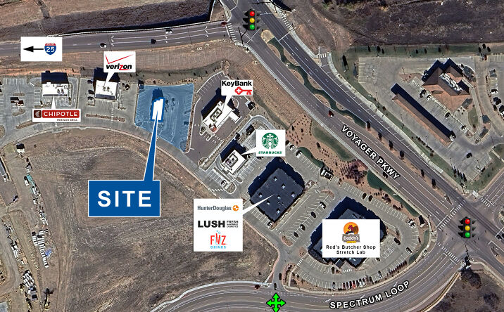 Pictures of Retail, Restaurant property located at 33 Spectrum Loop, Colorado Springs, CO 80921 for lease - image #1