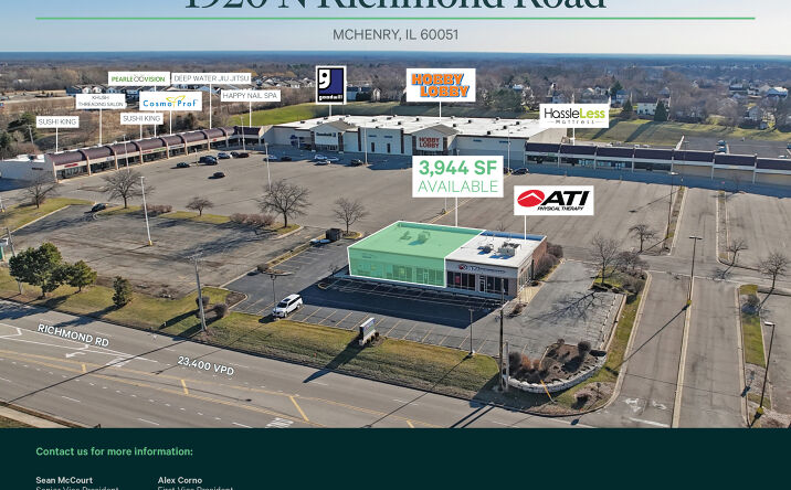 Pictures of Retail property located at 1920 North Richmond Road, McHenry, IL 60051 for lease - image #1