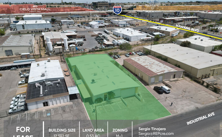 Pictures of Industrial, Special Purpose property located at 6995 Industrial Avenue, El Paso, TX 79915 for lease - image #1
