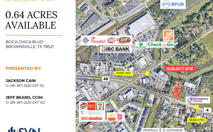 Pictures of Retail, Land property located at 3555 Boca Chica Blvd, Brownsville, TX 78521 for lease - image #1