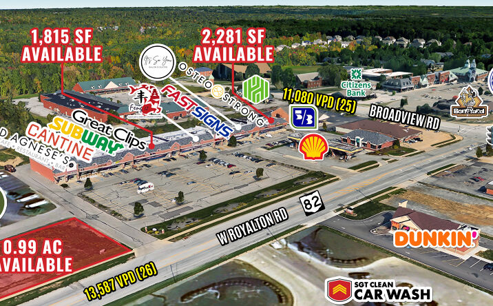 Pictures of Retail property located at 1100 West Royalton Road, Broadview Heights, OH 44147 for lease - image #1