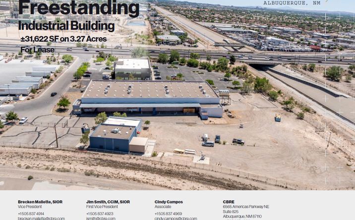 Pictures of Industrial property located at 3711 PASEO DEL NORTE NE, ALBUQUERQUE, NM 87113-1522 for lease - image #1