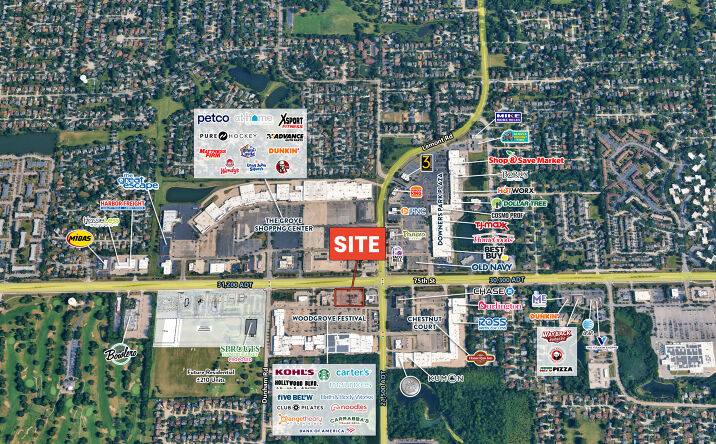 Pictures of Retail, Land property located at 1001 75th Street, Woodridge, IL 60517 for lease - image #1