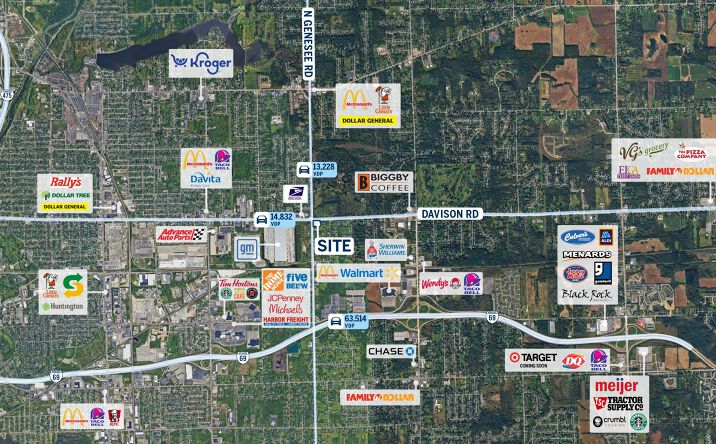 Pictures of Land property located at 5008 Davison Road, Burton, MI 48509 for lease - image #1