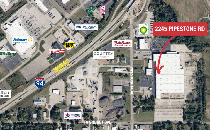 Pictures of Industrial property located at 2245 Pipestone Road Suite B, Benton Harbor, MI 49022 for lease - image #1