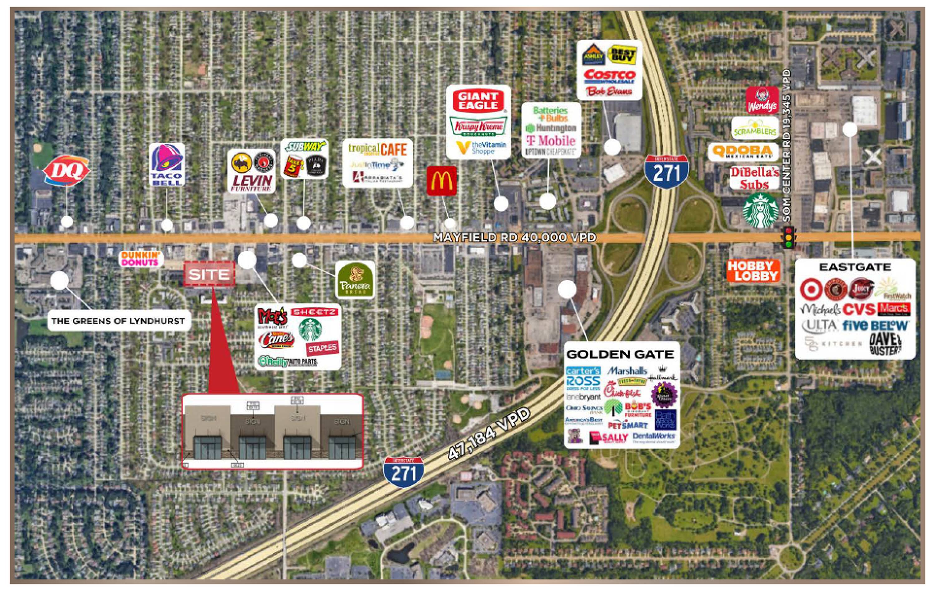 Mayfield Rd Map 5906 Mayfield Road, Mayfield Heights, OH 44124 | Crexi.com