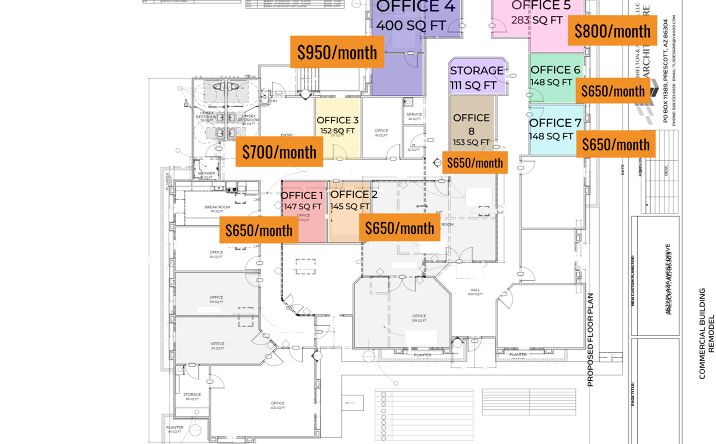 Pictures of Office property located at 1577 PLAZA W DR, PRESCOTT, AZ 86303-5568 for lease - image #1