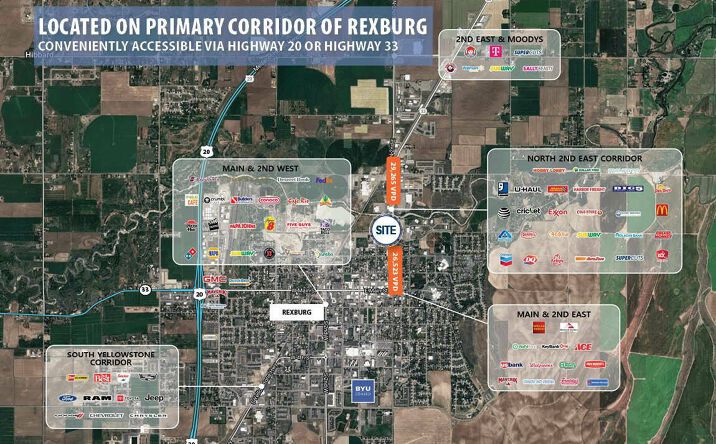 Pictures of Retail property located at 259 N. 2nd East, Rexburg, ID 83440 for lease - image #1