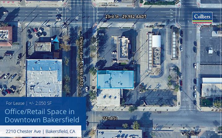Pictures of Office, Retail property located at 2210 Chester Ave, Bakersfield, CA 93301-4041 for lease - image #1